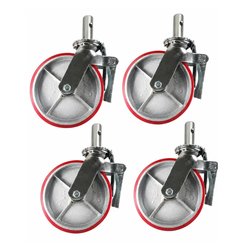 Kit de 4 ruedas Andamio 6" Hepta
