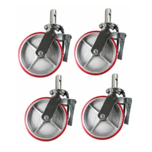 Kit de 4 ruedas Andamio 6" Hepta