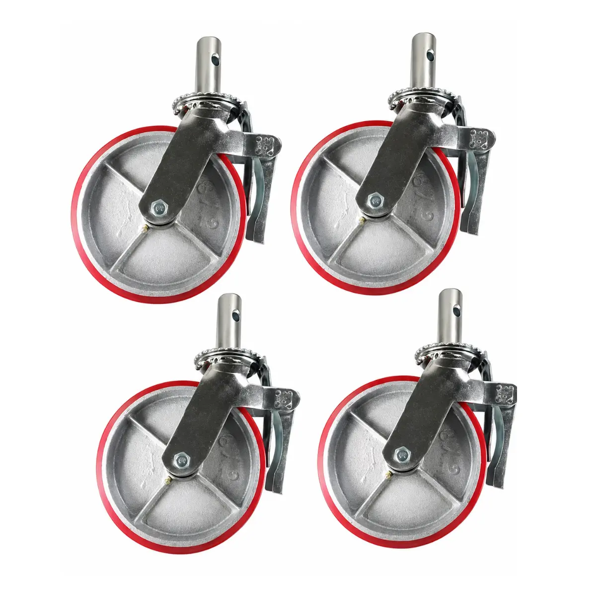 Kit de 4 ruedas Andamio 6" Hepta