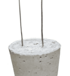 Separador de hormigón redondo