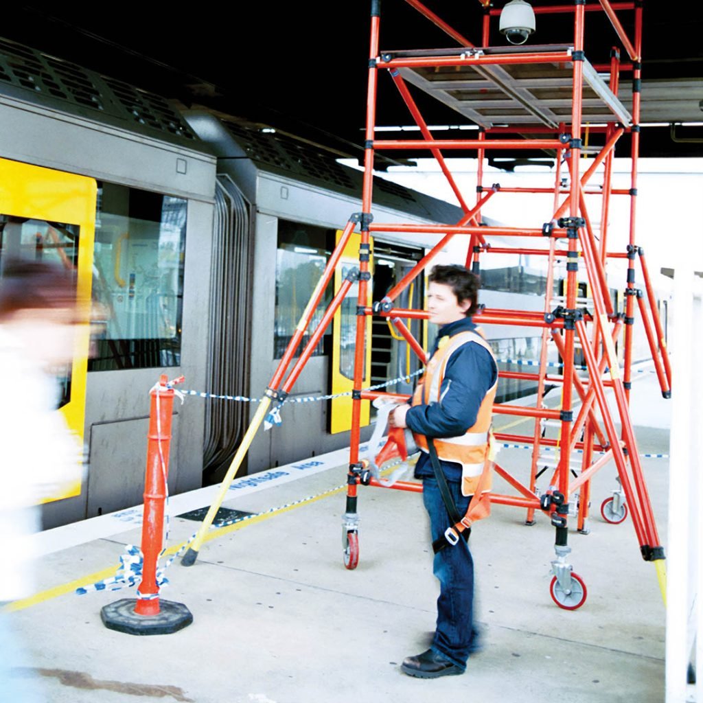 Andamios de fibra de vidrio