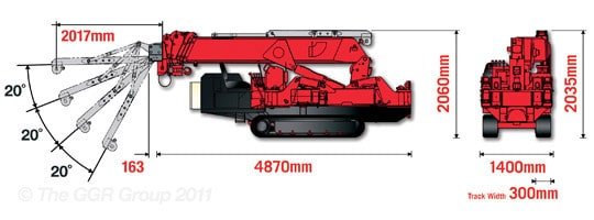 Mini grúa araña - 506 - Imagen 3