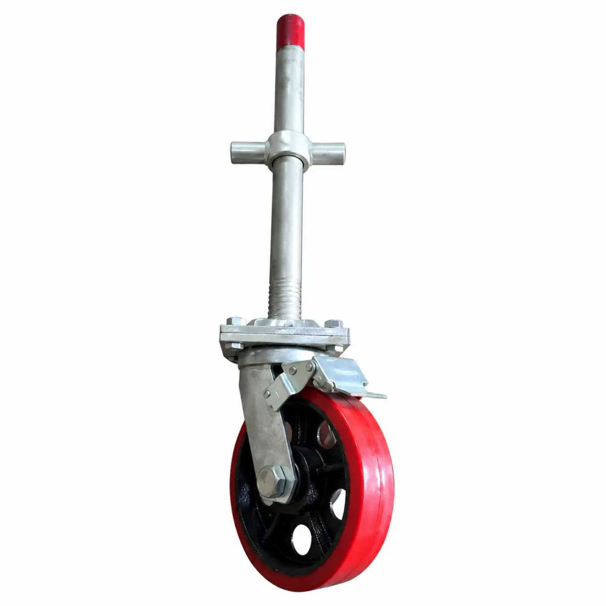 Rueda para andamio con tornillo Nivelador
