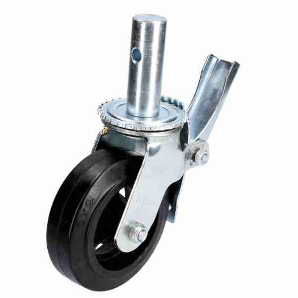 Rueda para andamio estandar color negro br