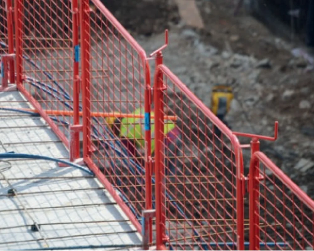 Protección perimetral malla de seguridad bordes para Losa L= 150 mm H = 100 mm - Imagen 3